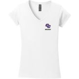 Curry College Softstyle Ladies Fit V-Neck T-Shirt