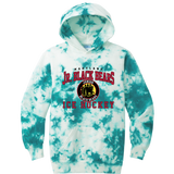 MD Jr. Black Bears Youth Crystal Tie-Dye Pullover Hoodie